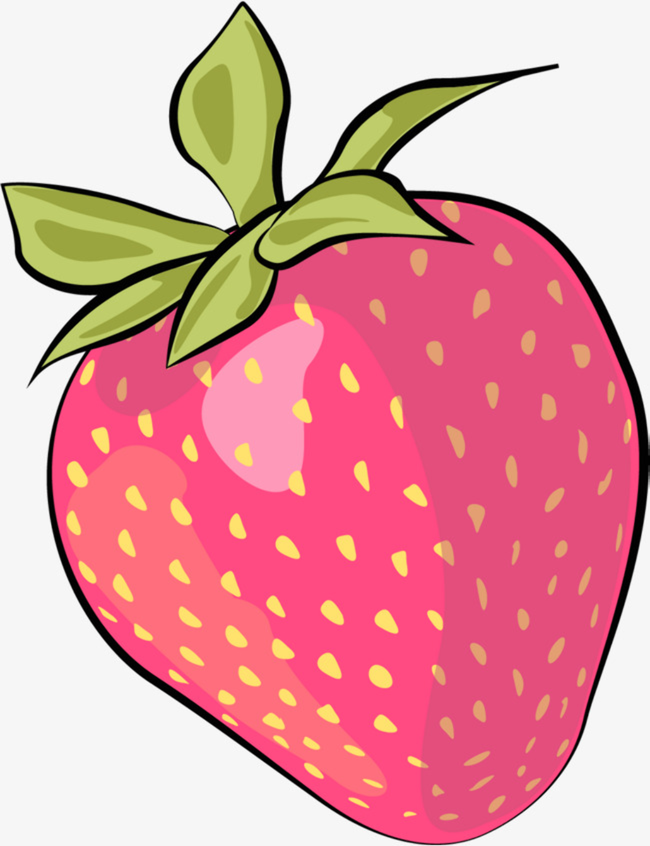 Cute Strawberry Drawing Image
