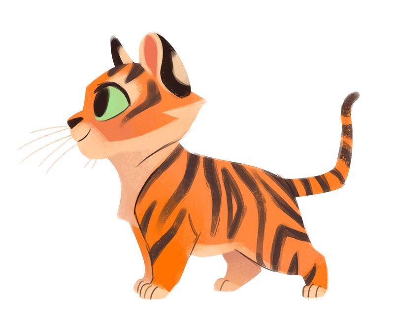 Cute Tiger Drawing Pictures