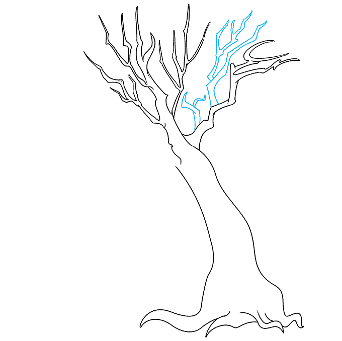 Dead Tree Drawing Pics