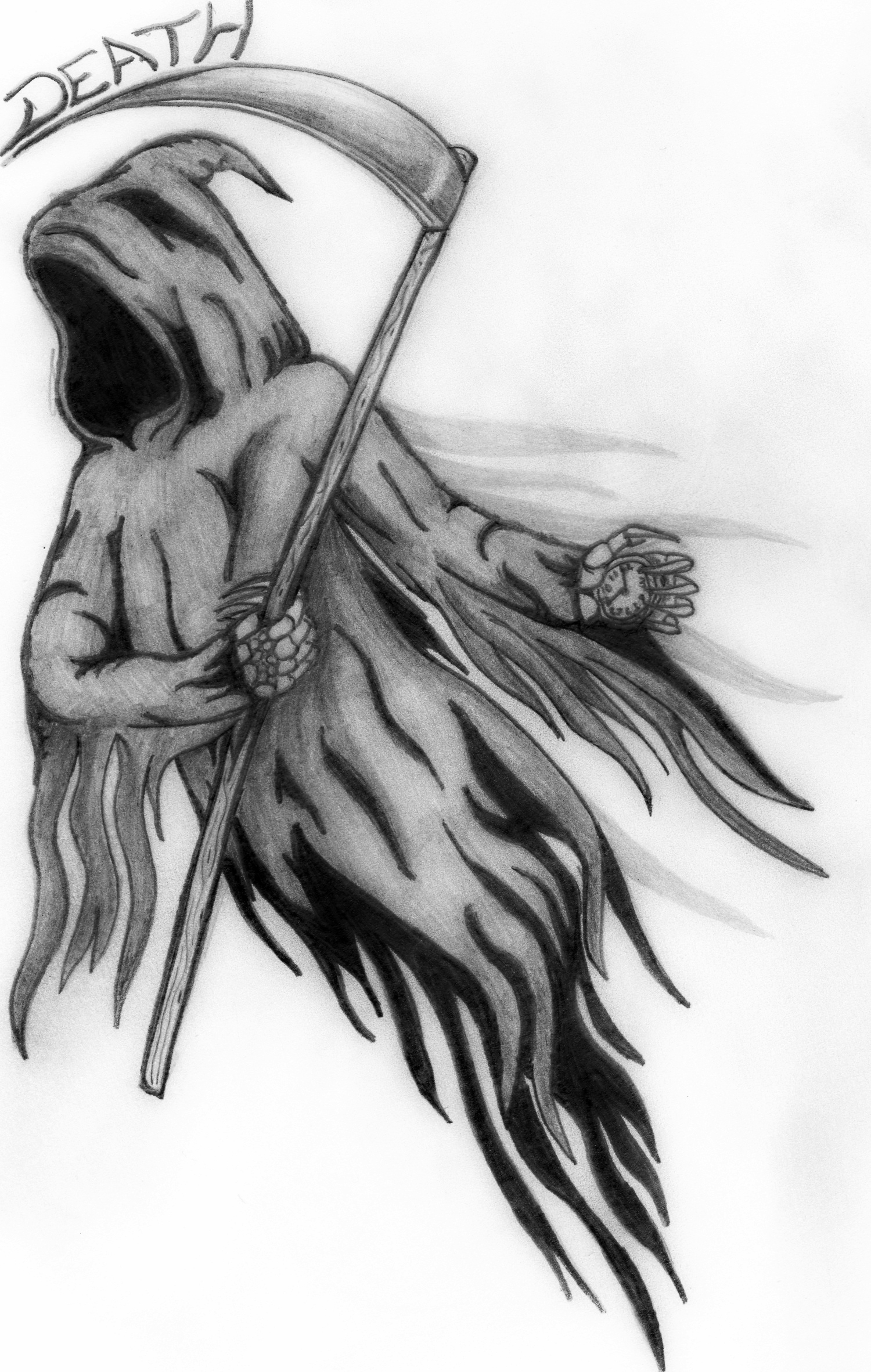 Death Drawing Beautiful Art