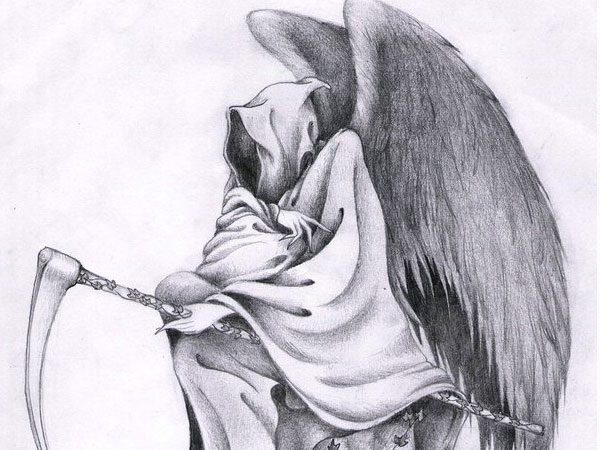 Death Drawing Beautiful Image