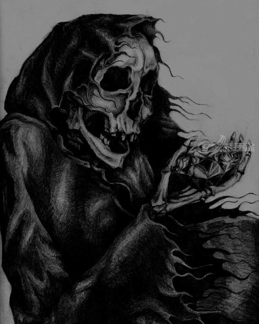Death Drawing Creative Art