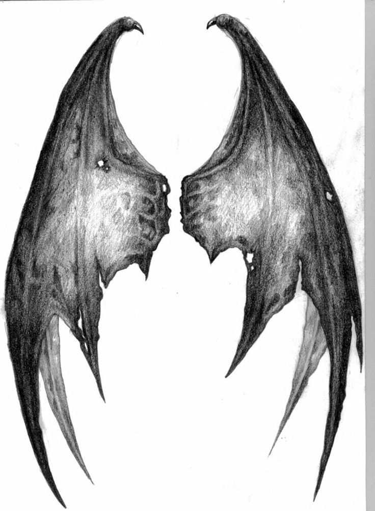 Demon Wing Art Drawing