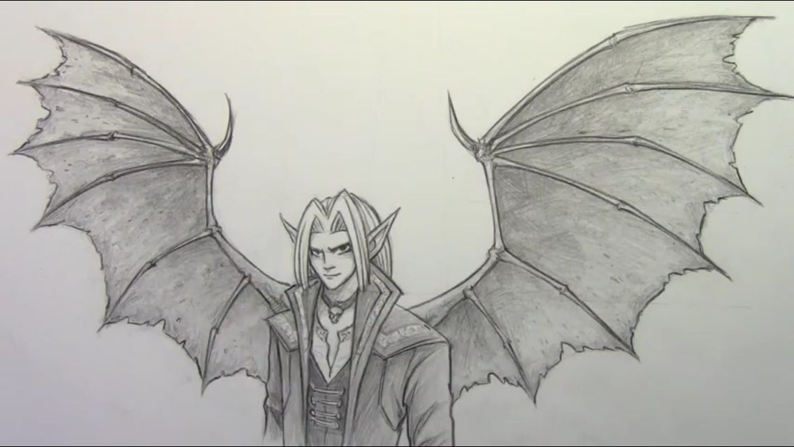 Demon Wing Best Drawing