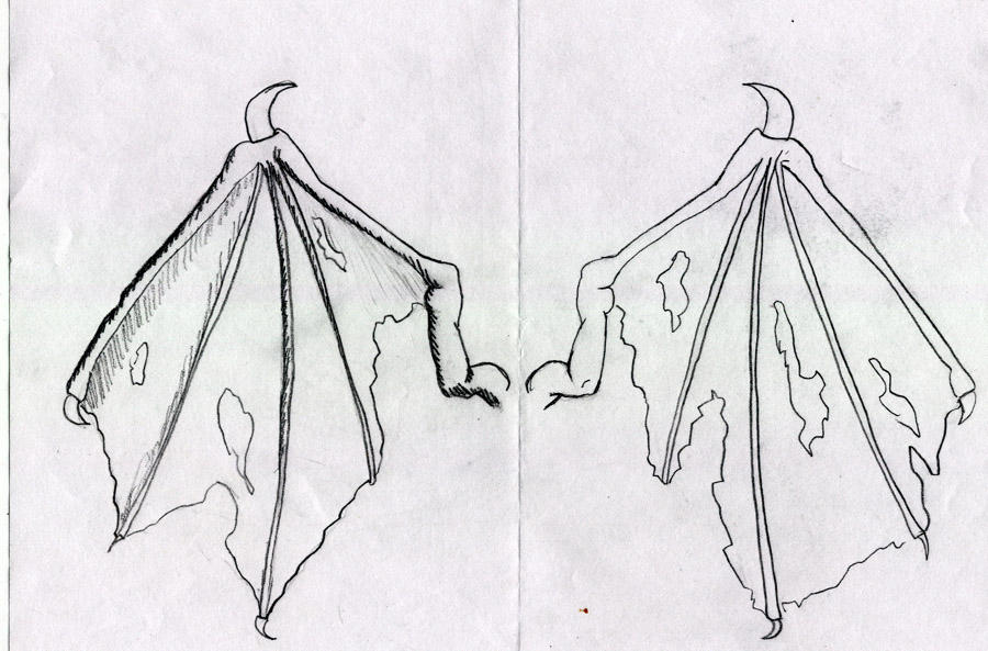 Demon Wing Drawing Pictures
