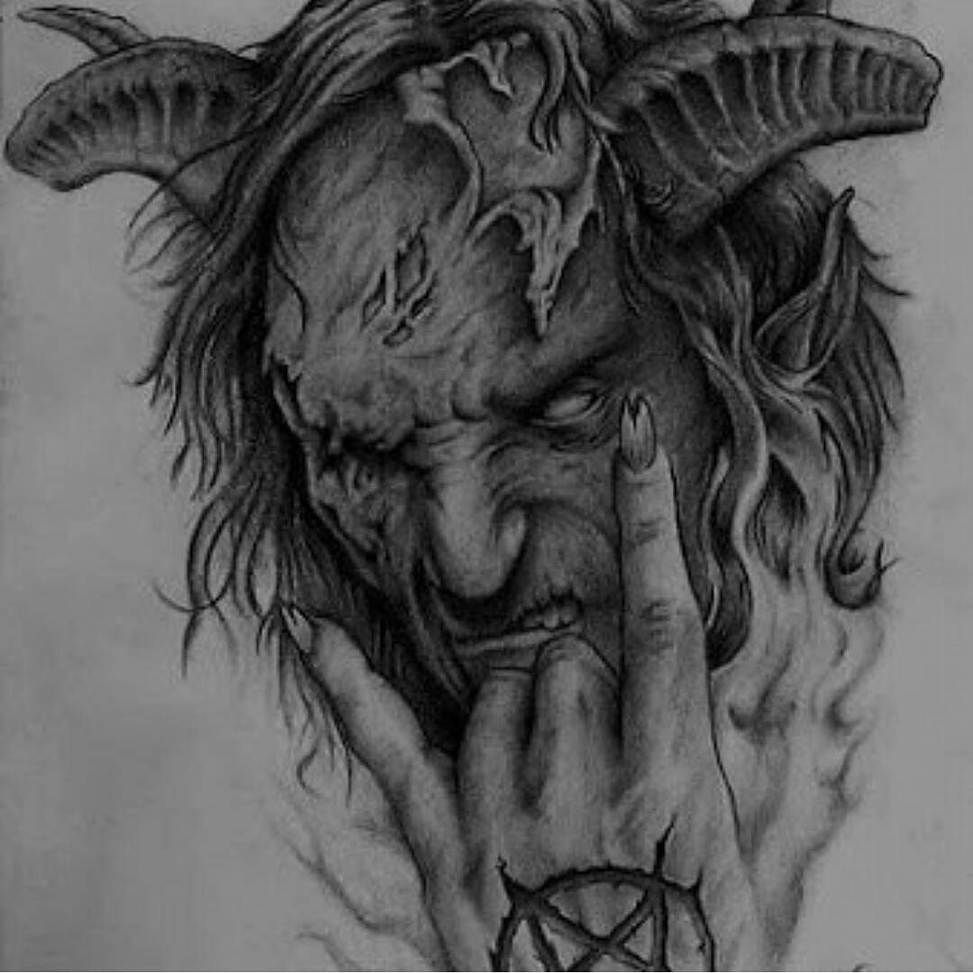 Devil Drawing Sketch