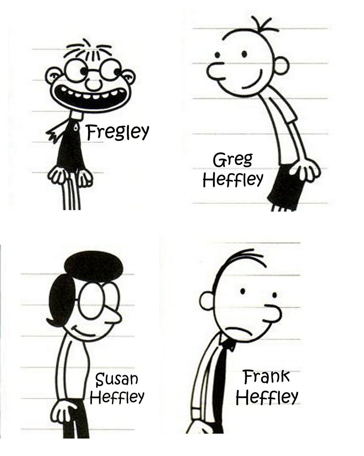 Diary Wimpy Kid Drawing Photo