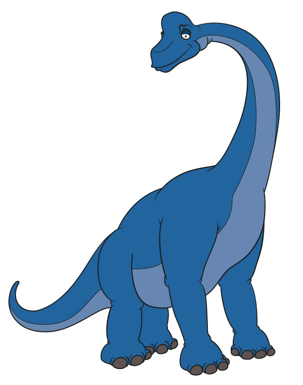 Dinosaur Cartoon Drawing Beautiful Image