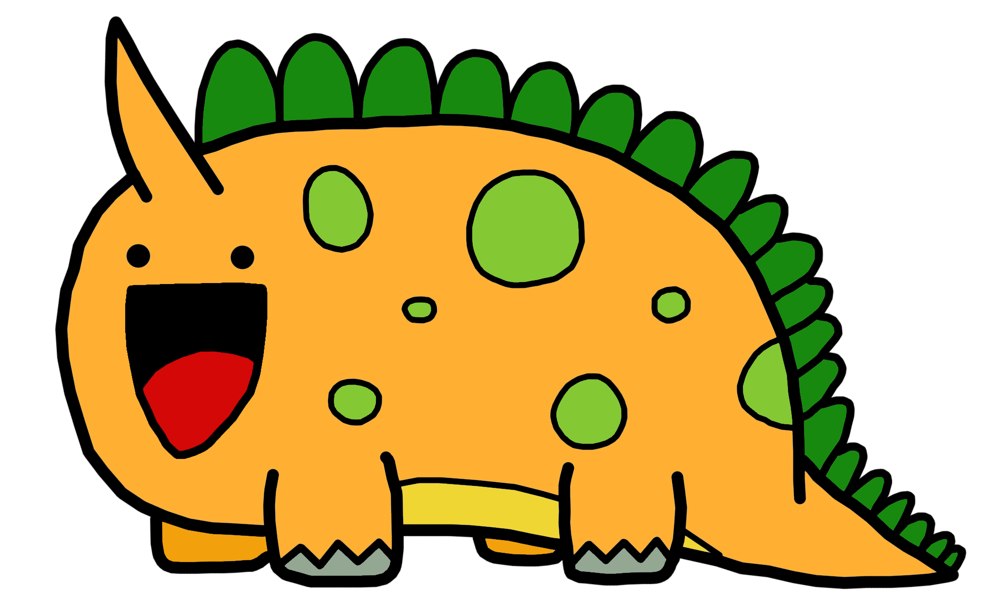 Dinosaur Cartoon Drawing Pic