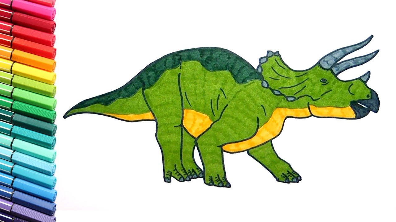 Dinosaur Kid Drawing Art