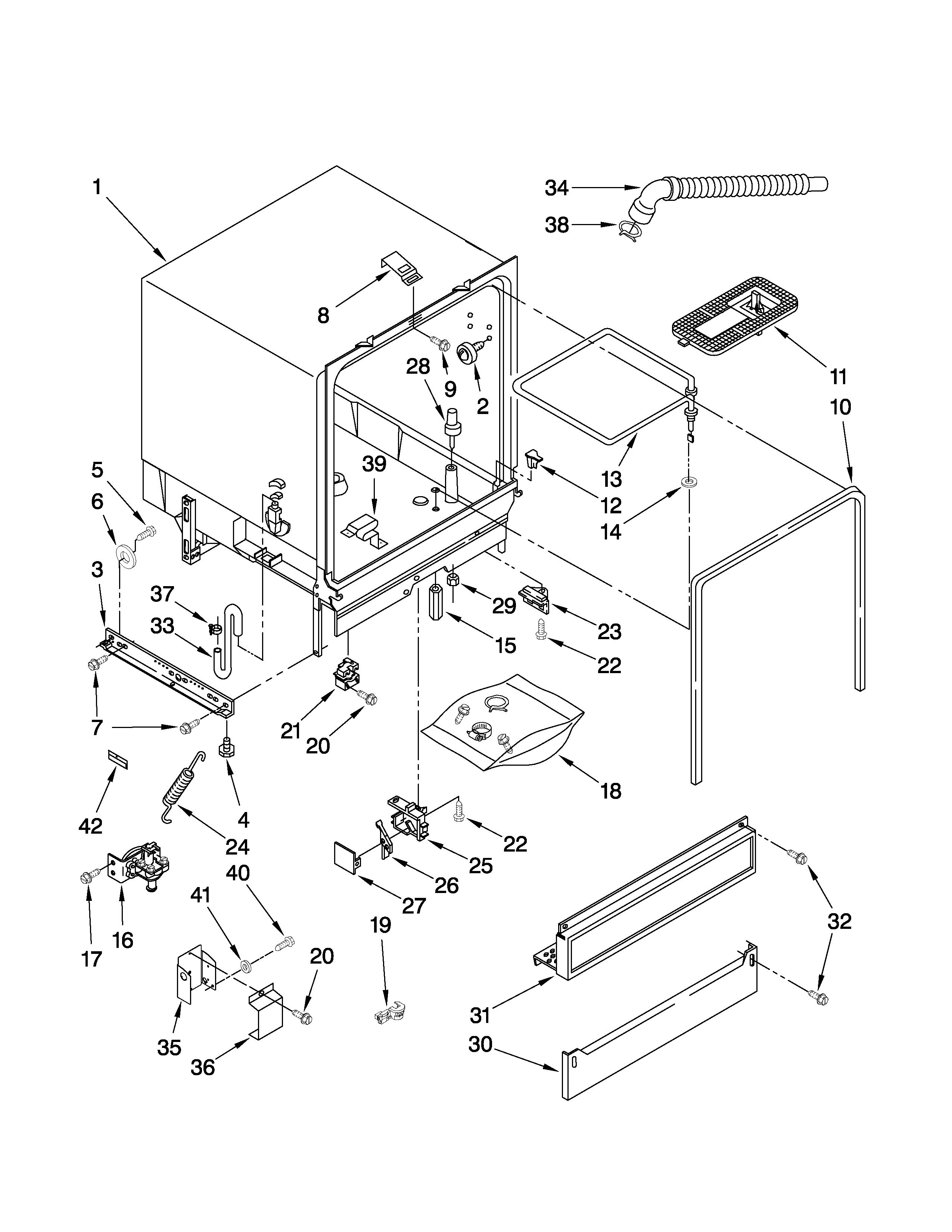 Dishwasher Drawing Picture