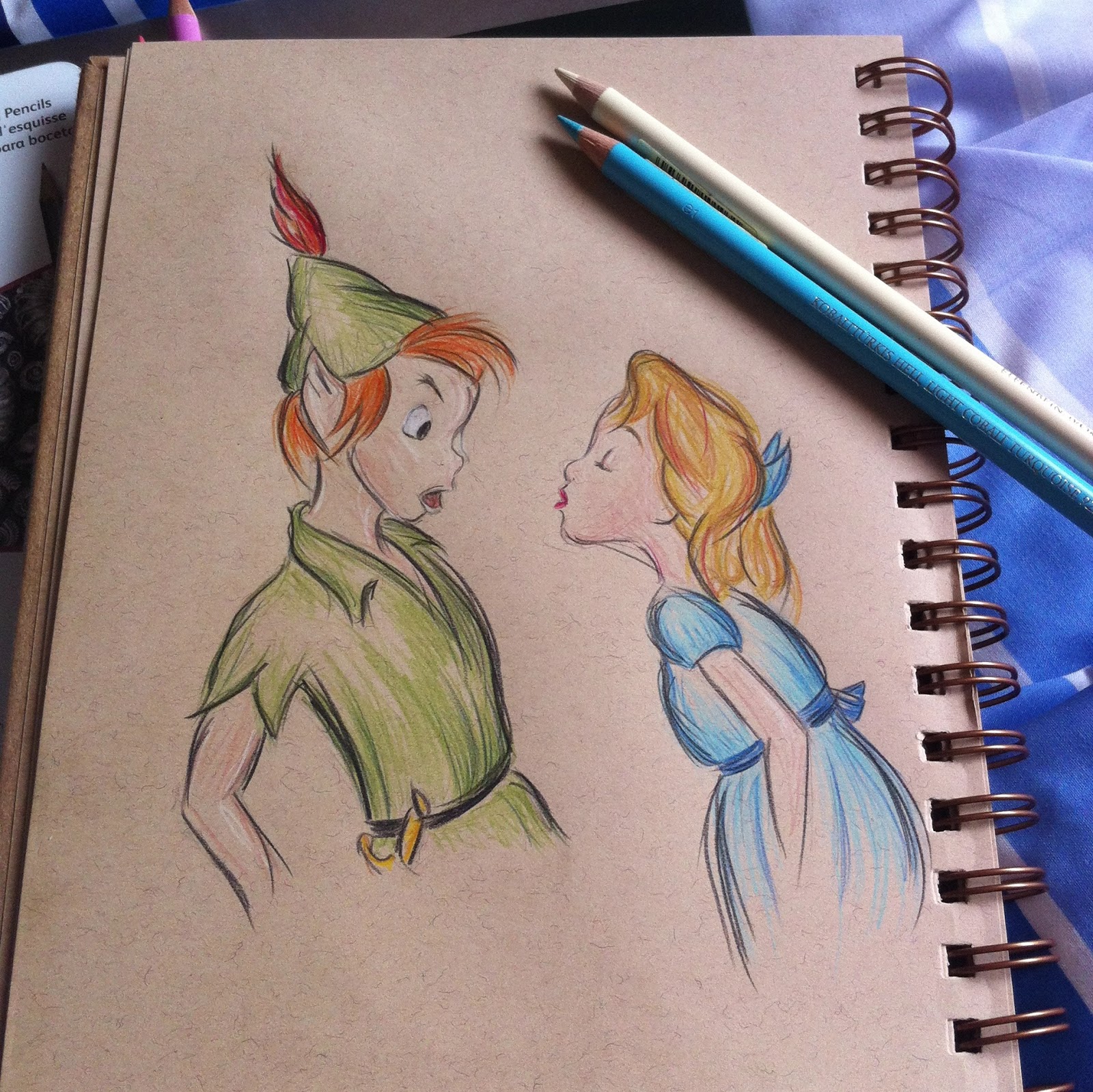Disney Characters Drawing Art