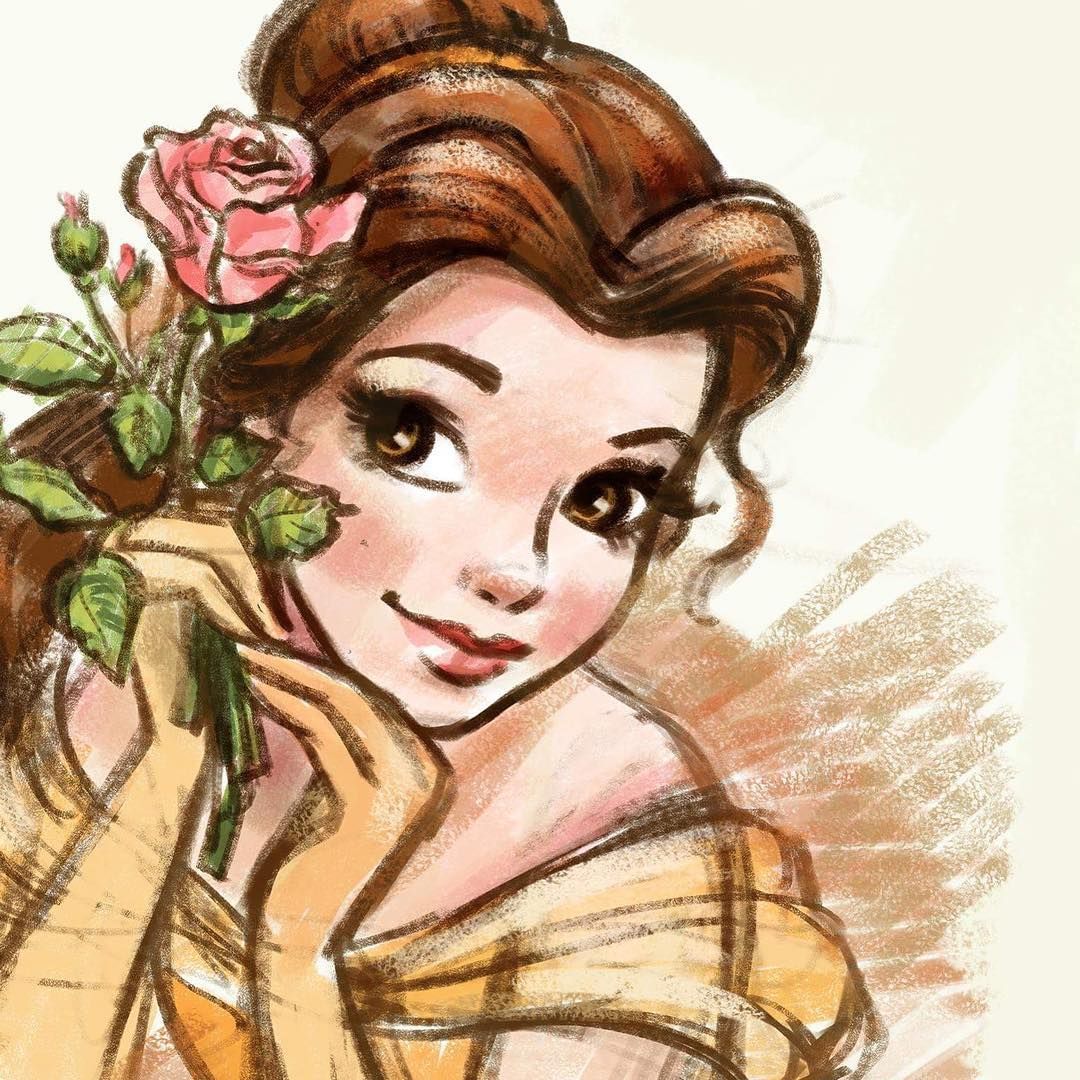 Disney Princess Drawing High-Quality