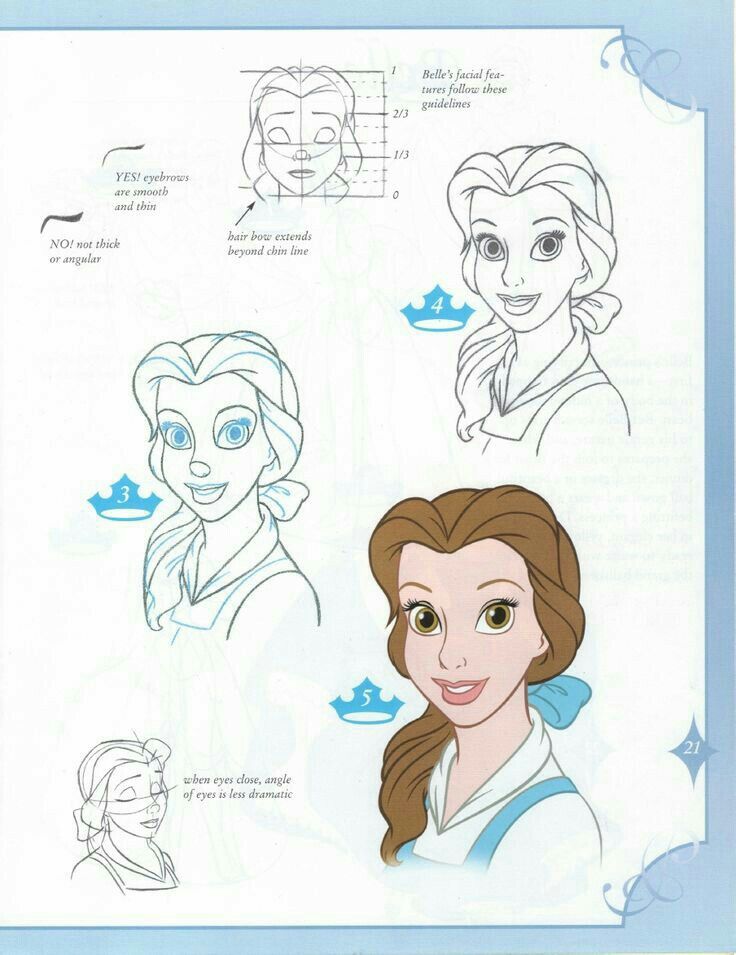 Disney Style Drawing Pictures