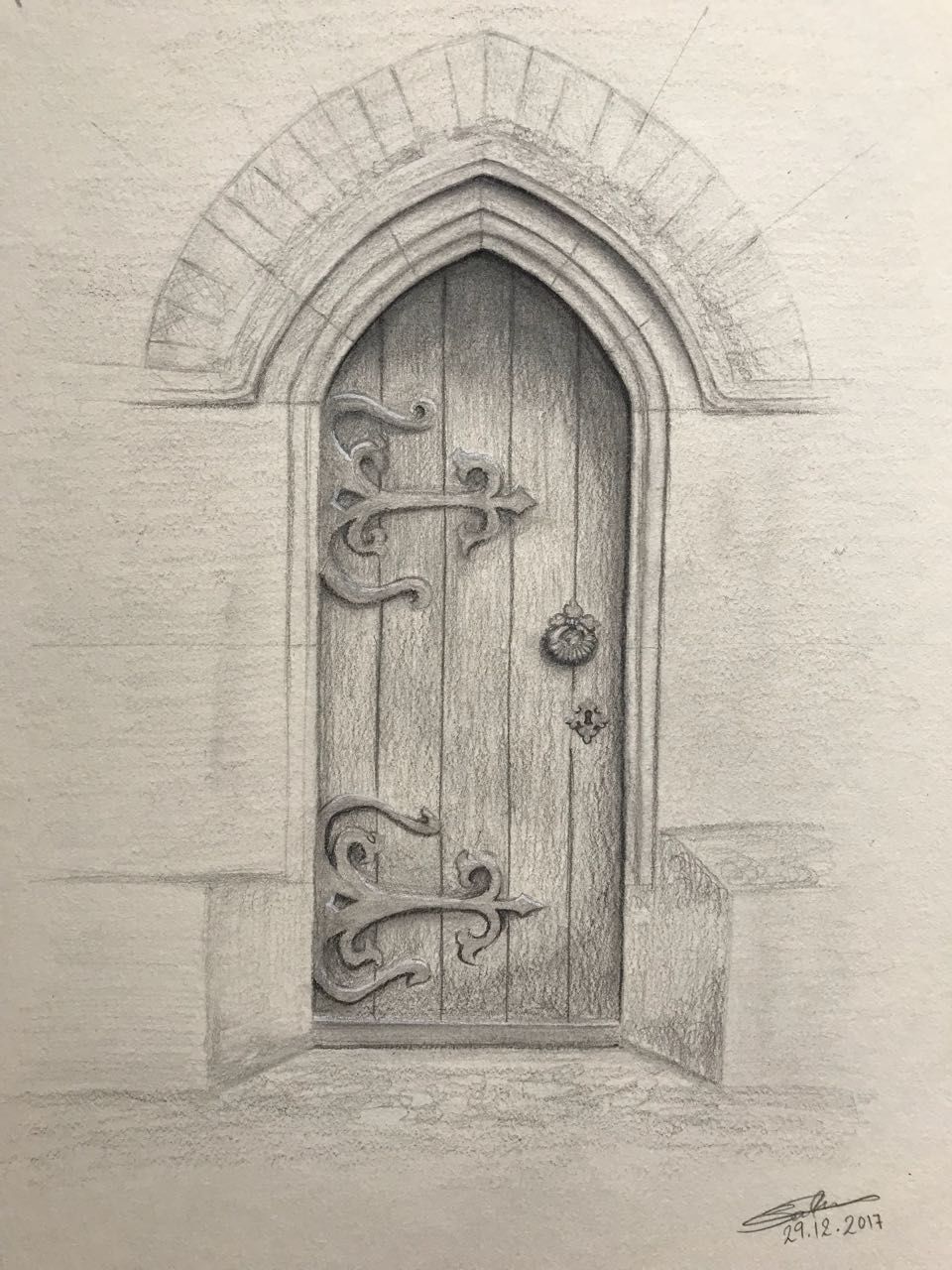 Door Drawing Photo