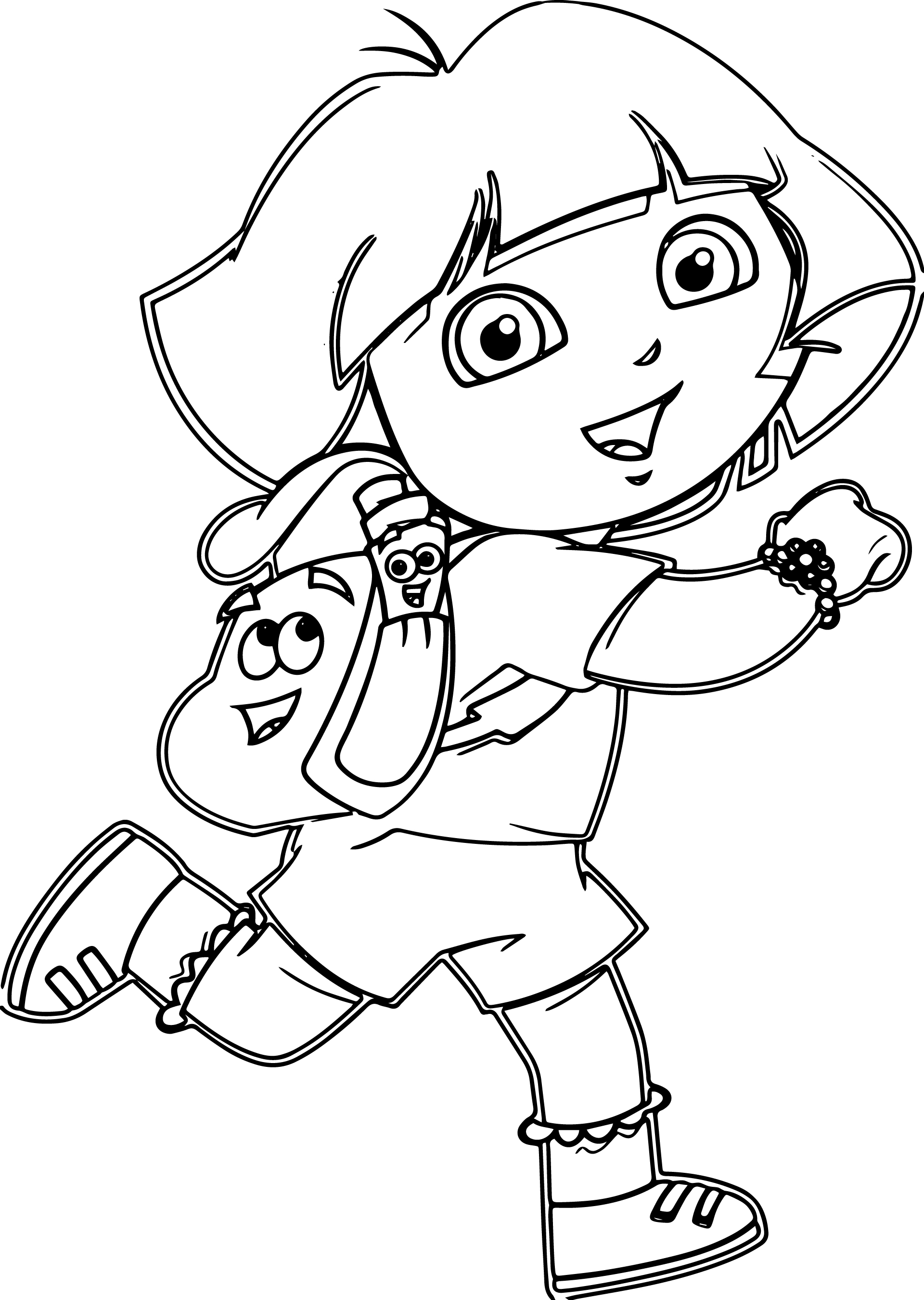 Dora Drawing High-Quality