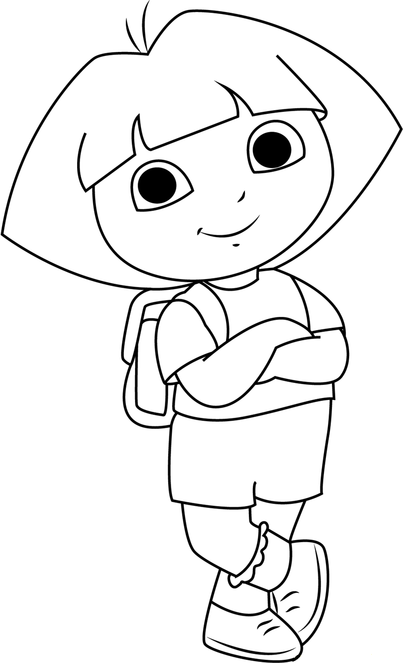 Dora Drawing Sketch