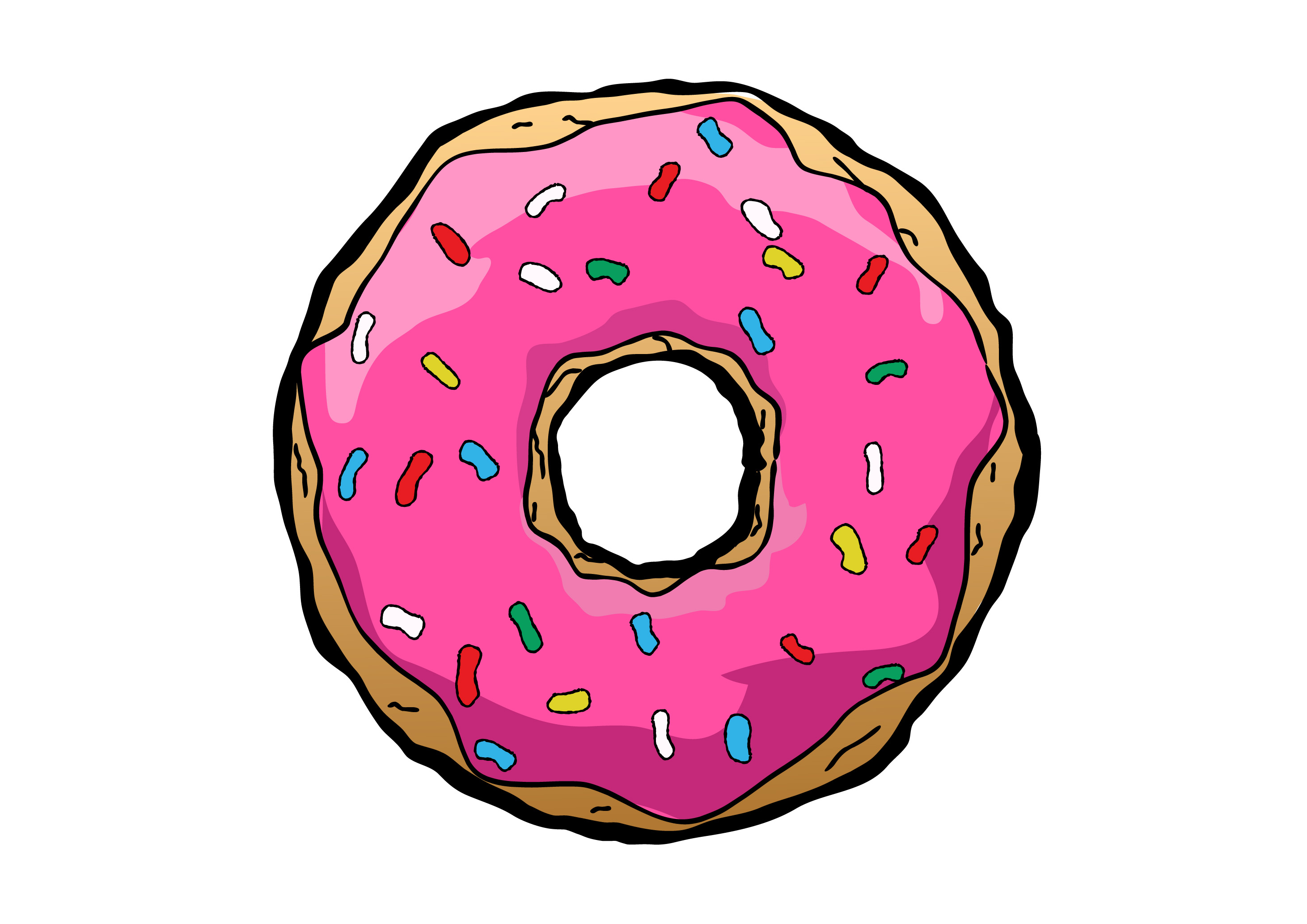 Doughnut Drawing Art