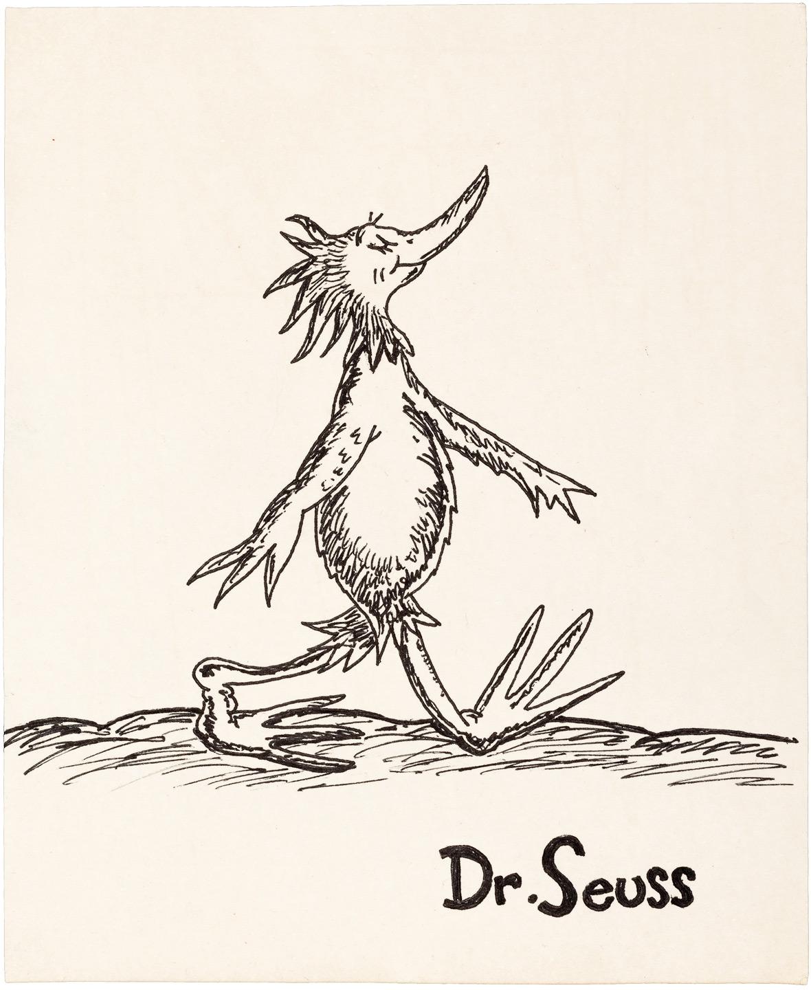 Dr Seuss Art Drawing