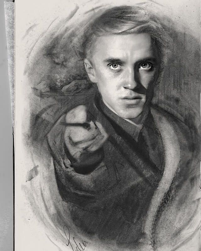 Draco Malfoy Drawing Beautiful Image