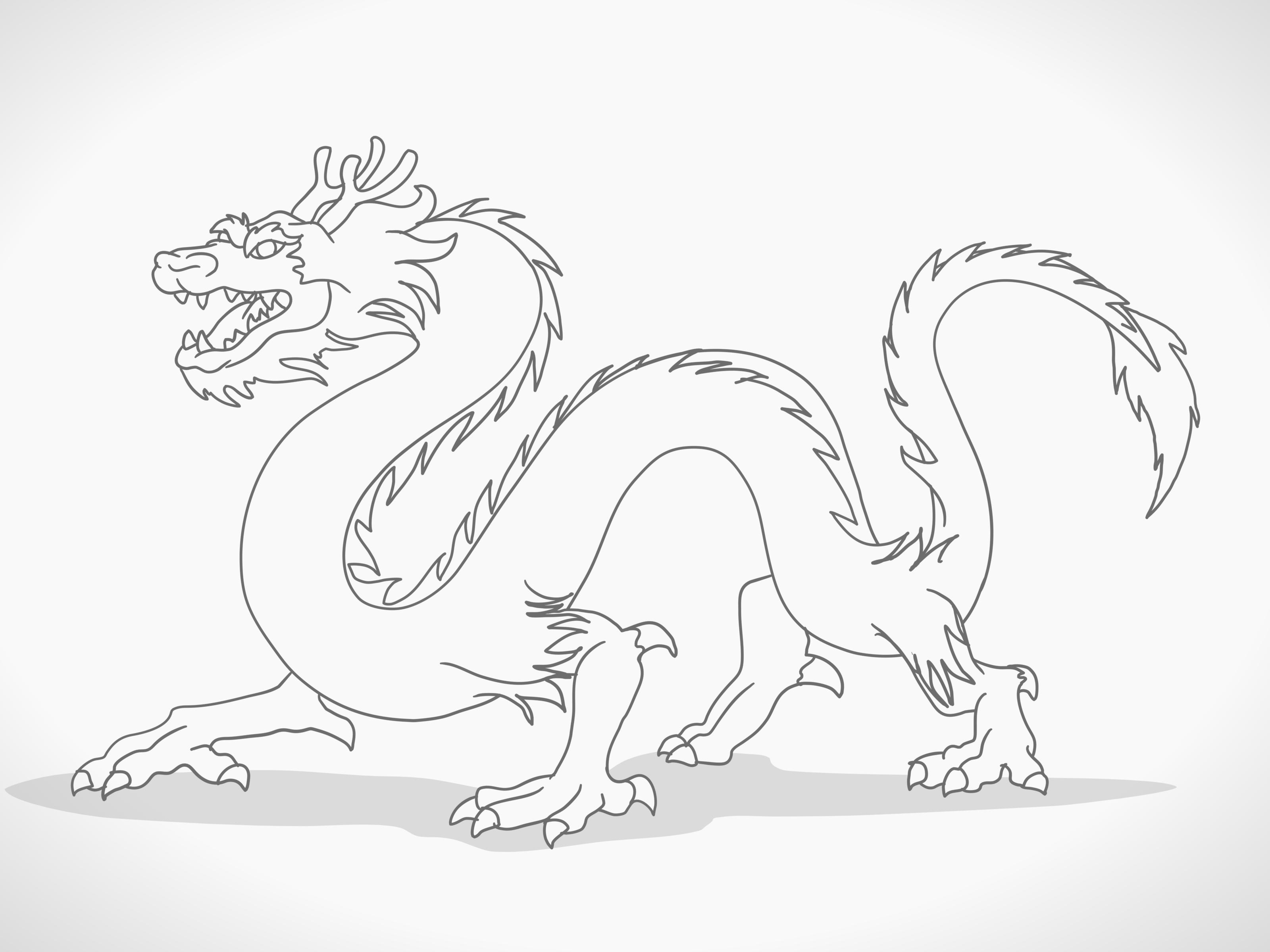 Dragon Cartoon Drawing Images