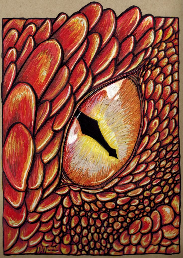 Dragon Eye Drawing Art