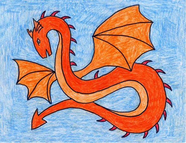 Dragon Kid Drawing Art