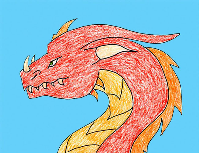 Dragon Kid Drawing Pic