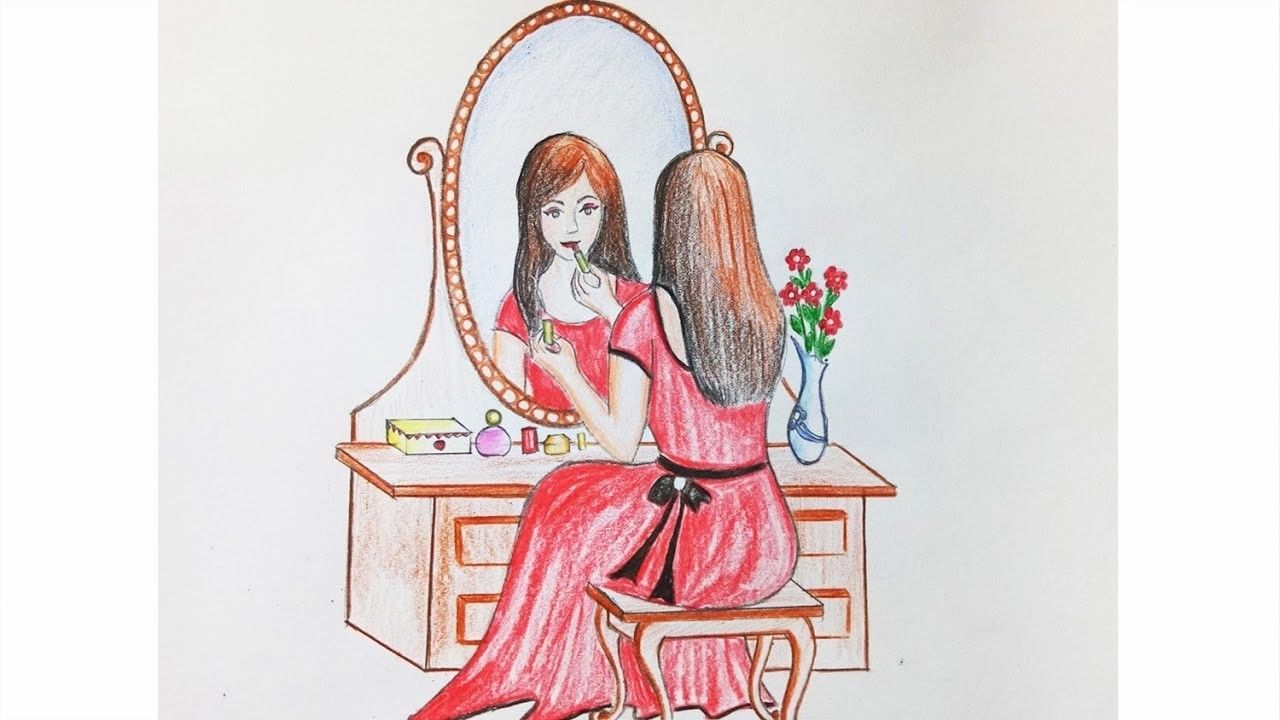 Dressing Table Drawing