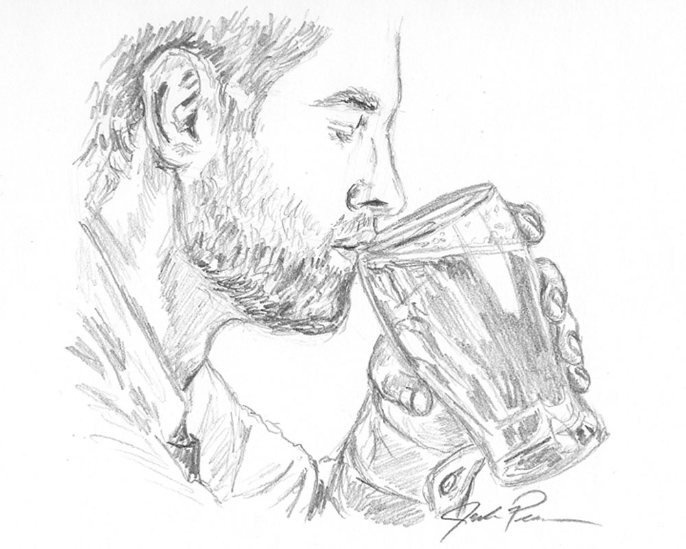 Drinking Drawing