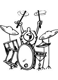 Drummer Drawing Image