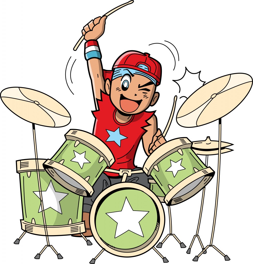 Drummer Drawing Picture