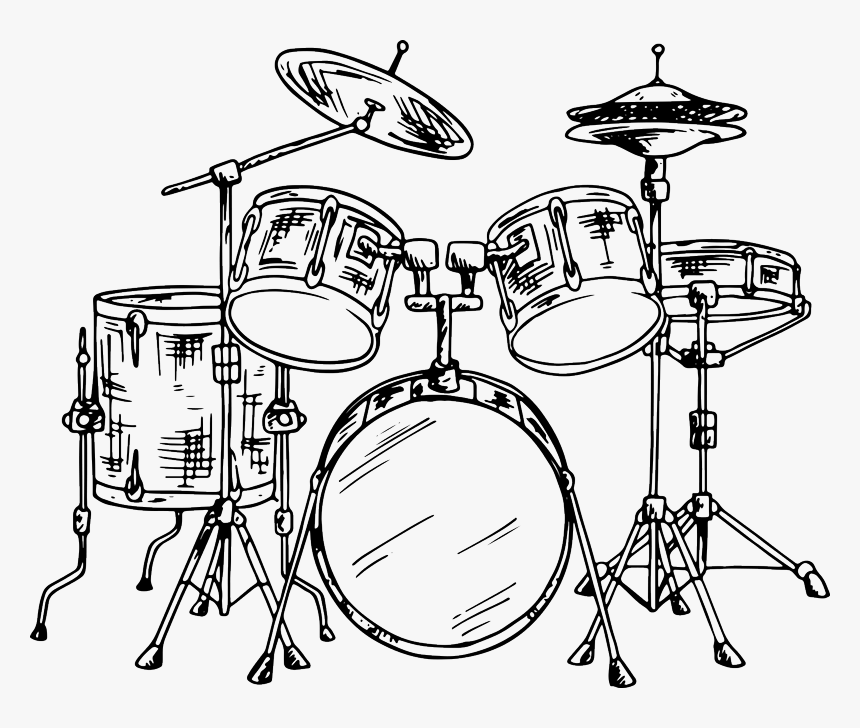 Drumming Drawing Pic