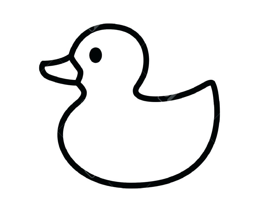 Duck Simple Drawing Photo