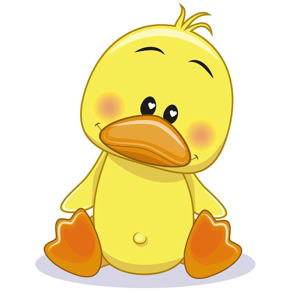 Duckling Cartoon Drawing Image