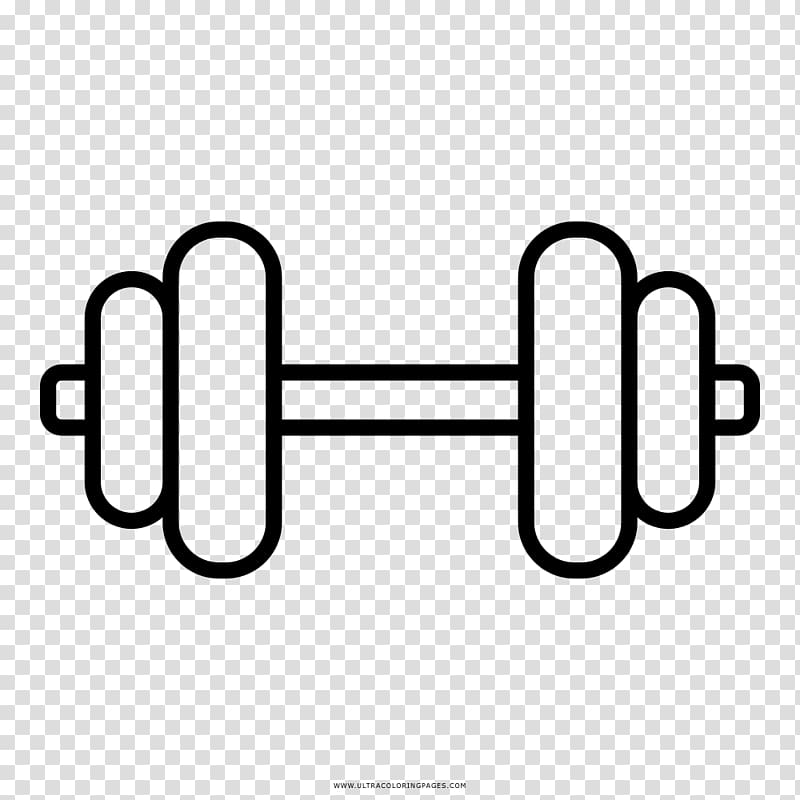 Dumbbell Drawing Beautiful Image