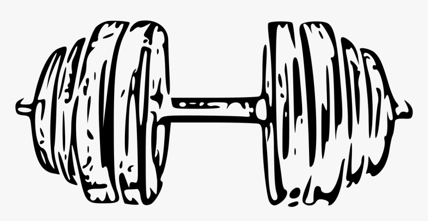 Dumbbell Drawing Pic