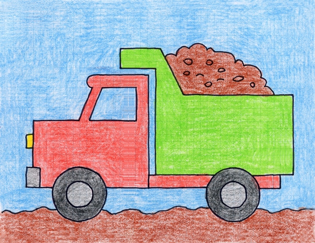 Dumper Truck Drawing Picture