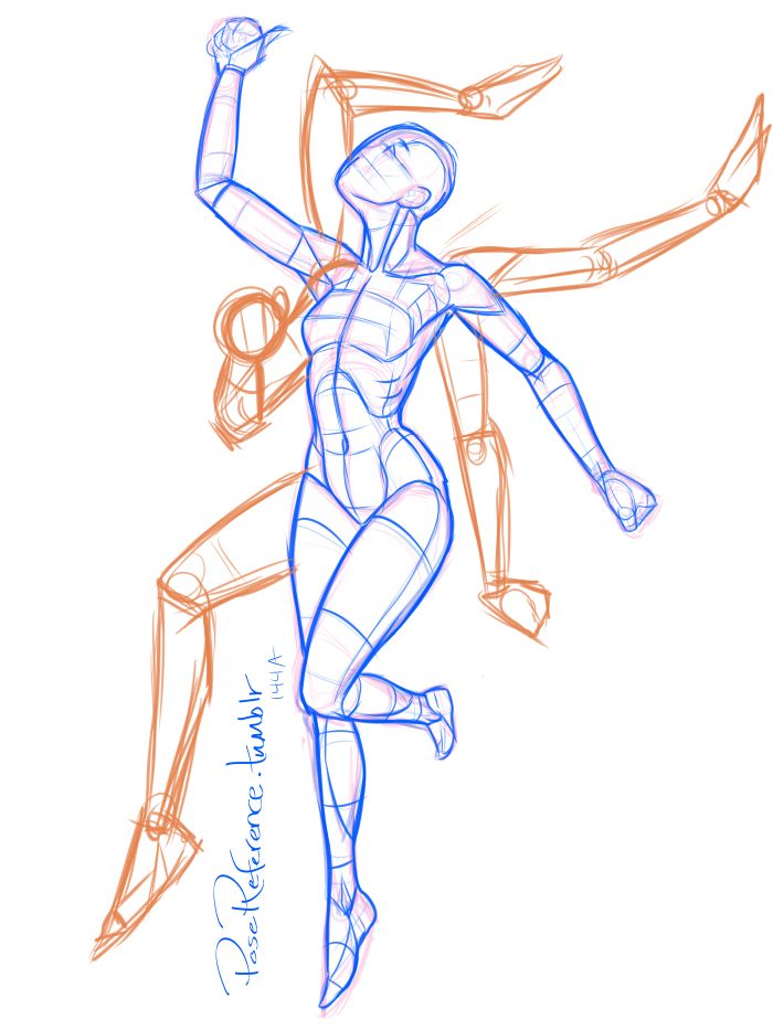 Dynamic Pose Drawing High-Quality