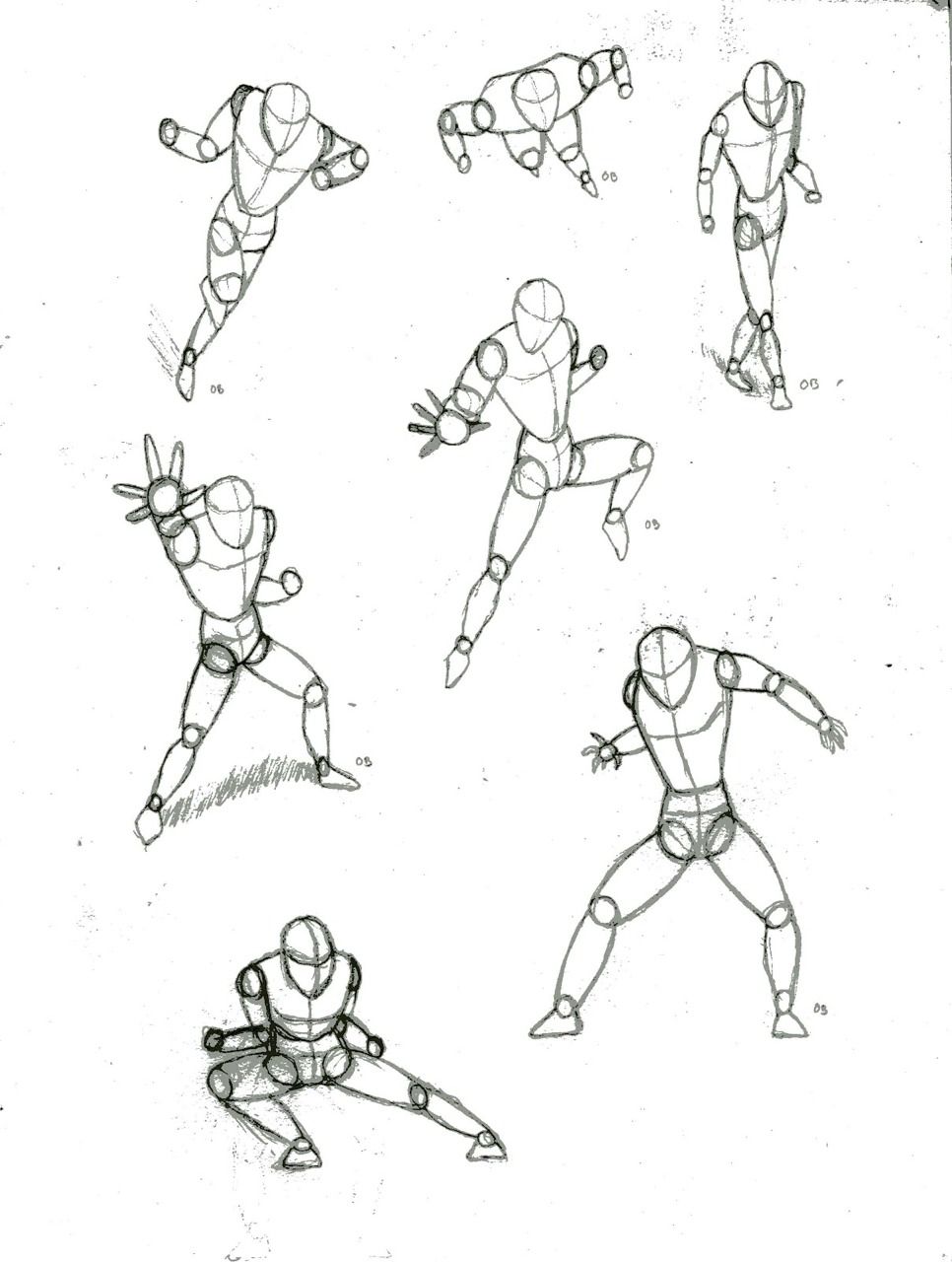 Dynamic Pose Drawing Picture