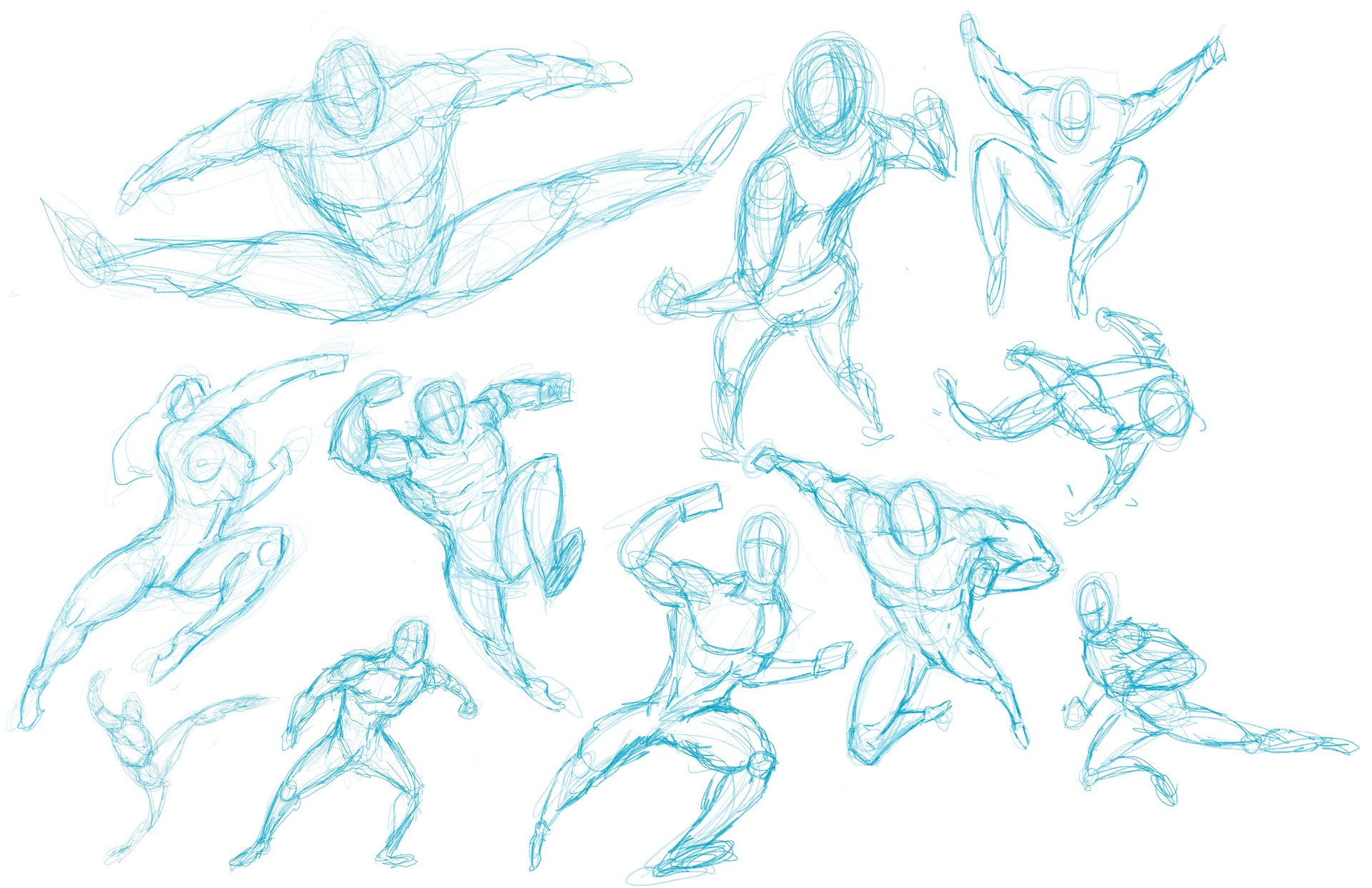 Dynamic Pose Drawing Pictures