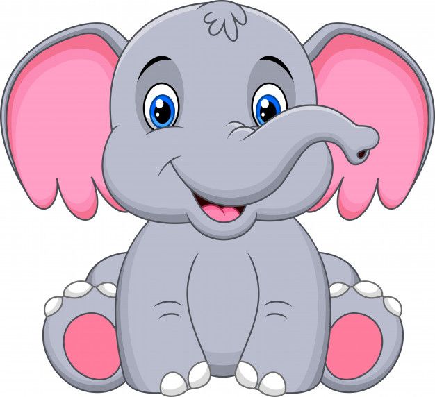 Elephant Cartoon Art Drawing