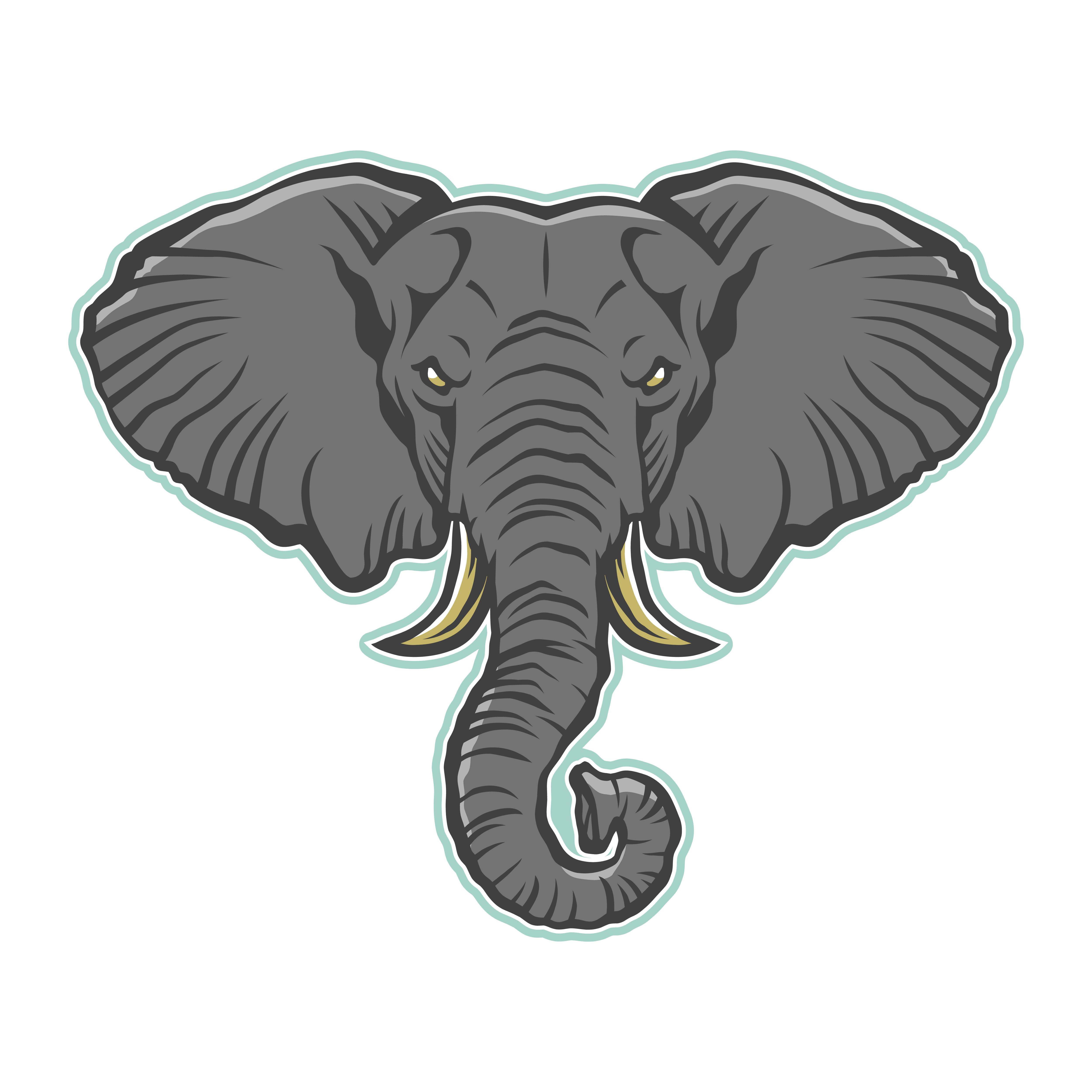 Elephant Cartoon Drawing Sketch