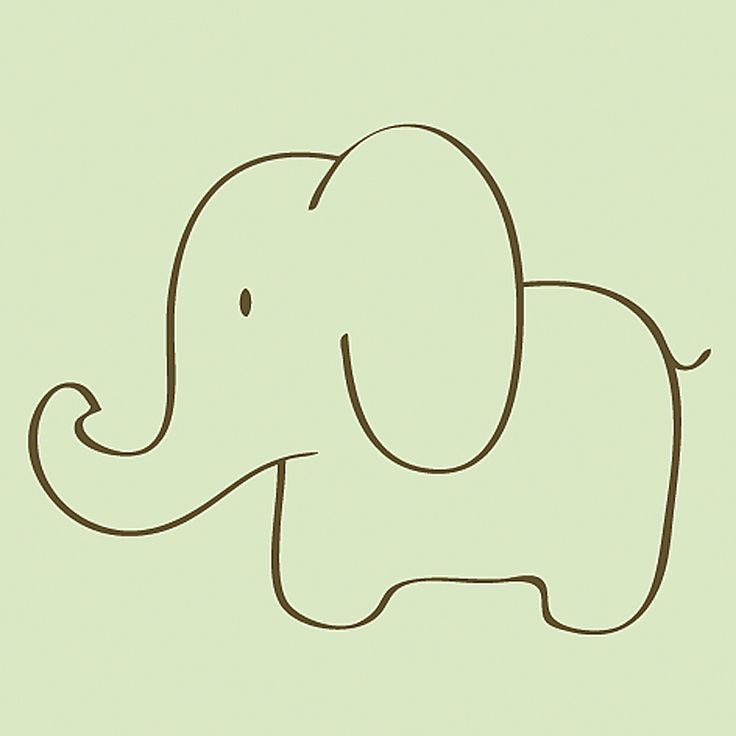 Elephant Simple Drawing Amazing