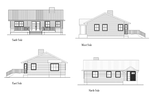 Elevation Drawing Art