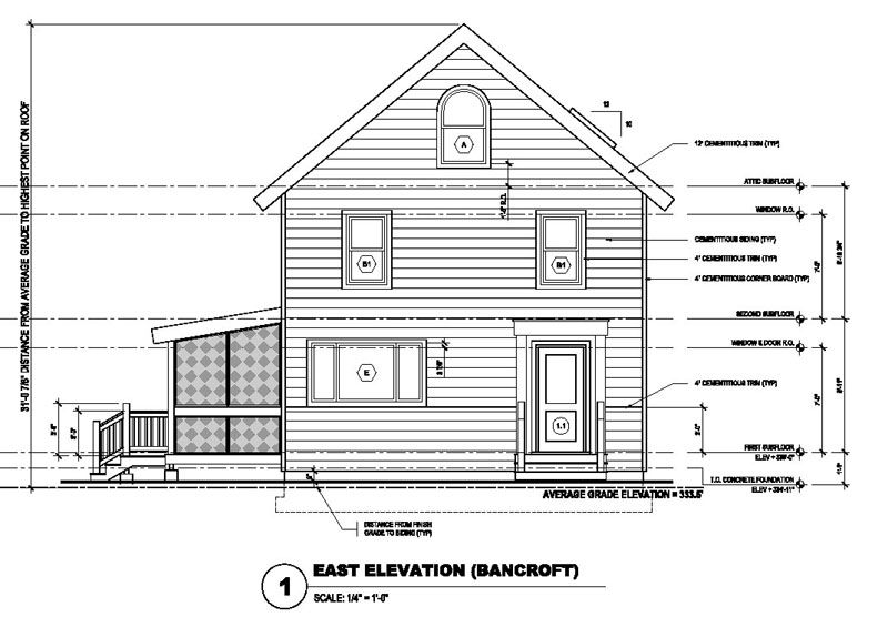 Elevation Drawing High-Quality