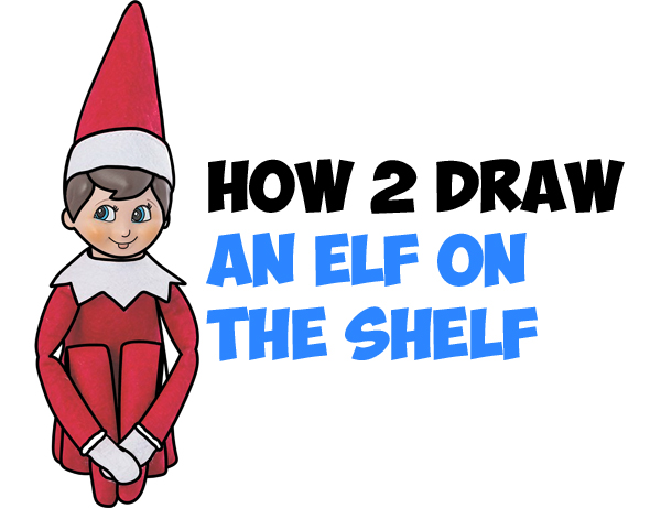 Elf On The Shelf Drawing