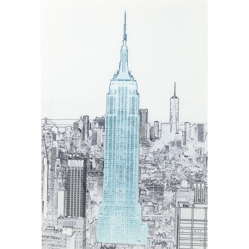Empire State Building Drawing Art