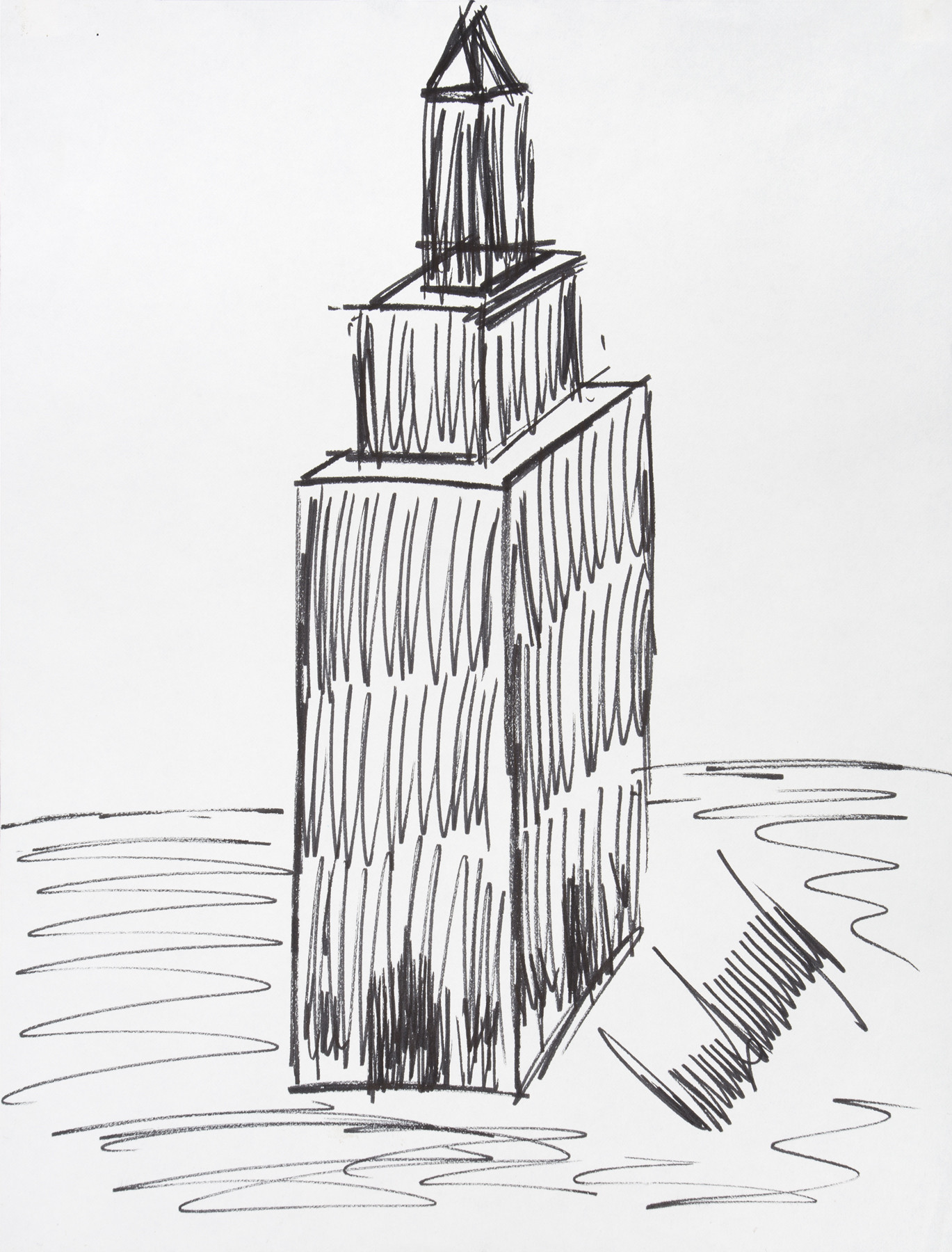 Empire State Building Drawing Beautiful Image