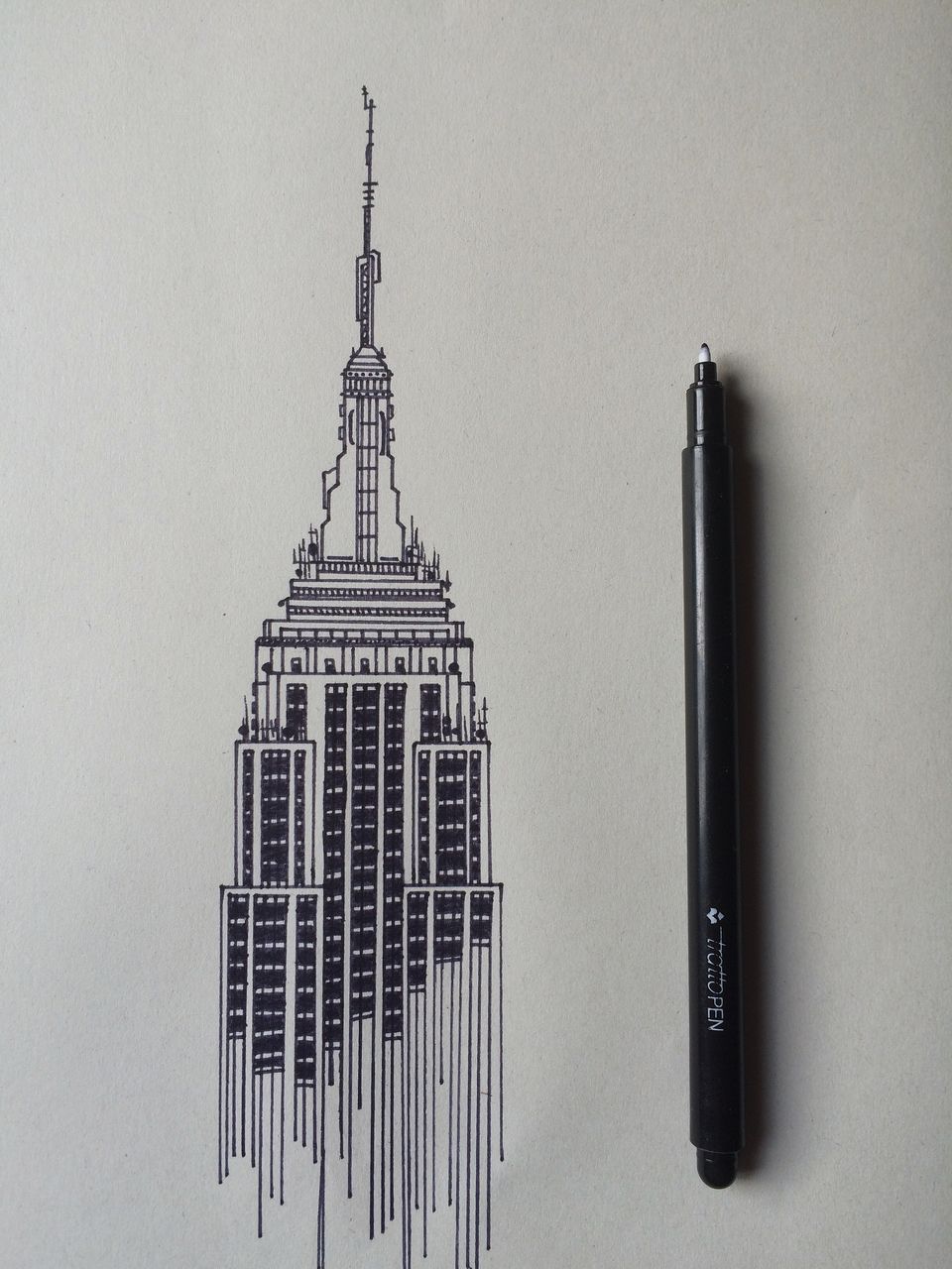 Empire State Building Drawing Images